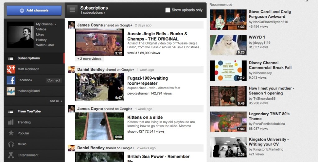 YouTube New Look YouTube New Logo